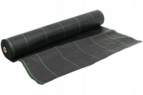 Сетка для ограждения из полипропиленовой ткани, чёрная, высота 1.8м (100гр/м2) Сетка из полипропилена для ограждения 1.8х100м (100гр/м2)